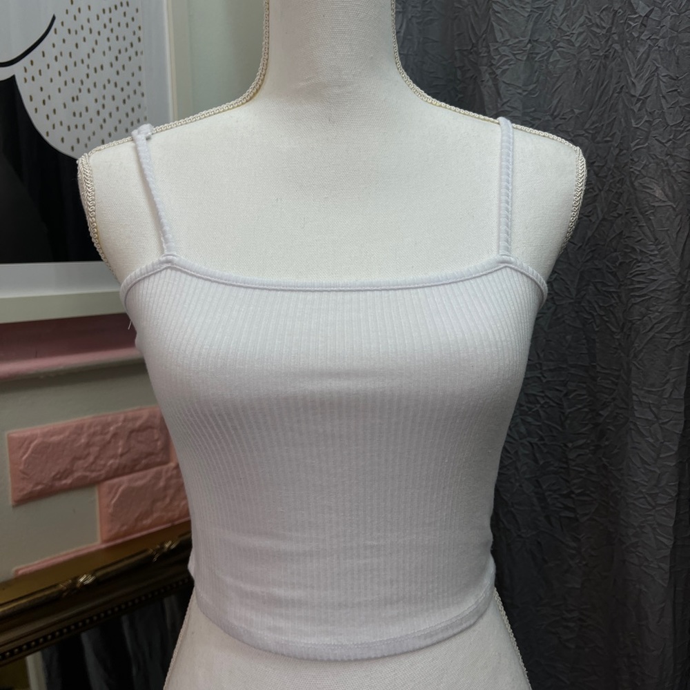 White tank top
